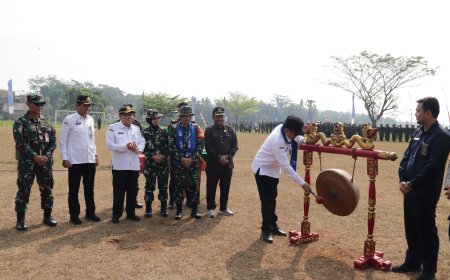 Dentang Gong Buka Harapan Baru TMMD Reguler ke-129 Resmi Dimulai di Gumelem Kulon