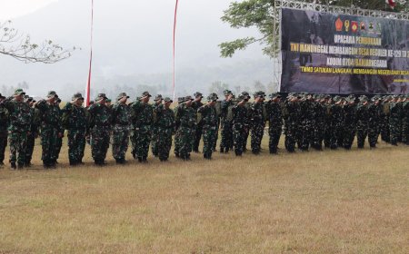 TMMD Reguler ke-129 Resmi Dibuka Gotong Royong Bangun Negeri Dimulai dari Dusun Kunir