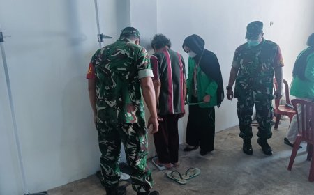 Di Balik Pembangunan TMMD Hadir Kepedulian Kesehatan untuk Warga Gumelem Kulon