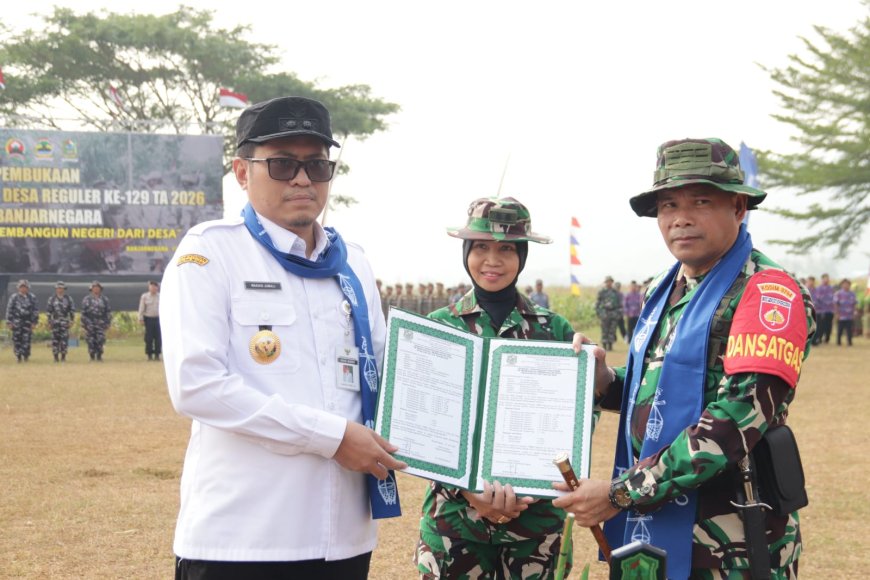 Dandim 0704 Banjarnegara Pimpin Sinergi TMMD Bangun Negeri dari Desa