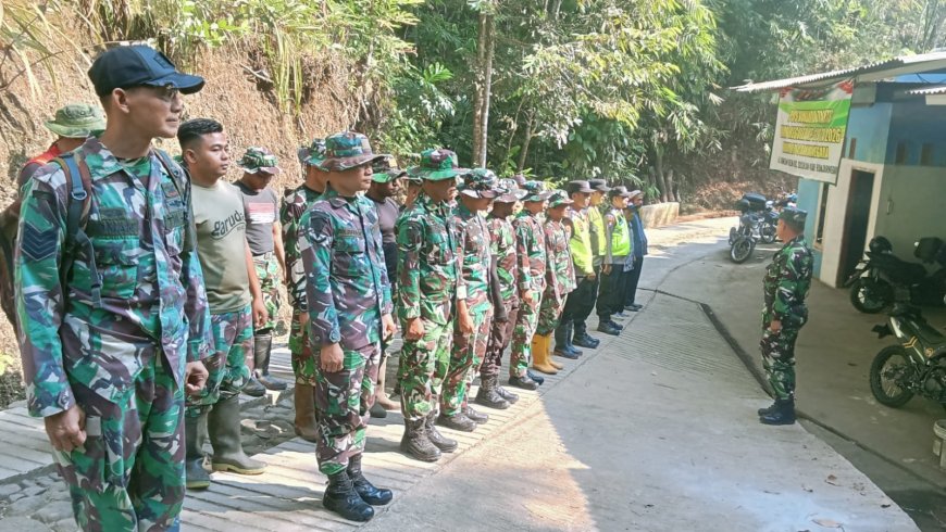 Apel Pagi Jadi Awal Semangat Satgas TMMD Bangun Desa Gumelem Kulon