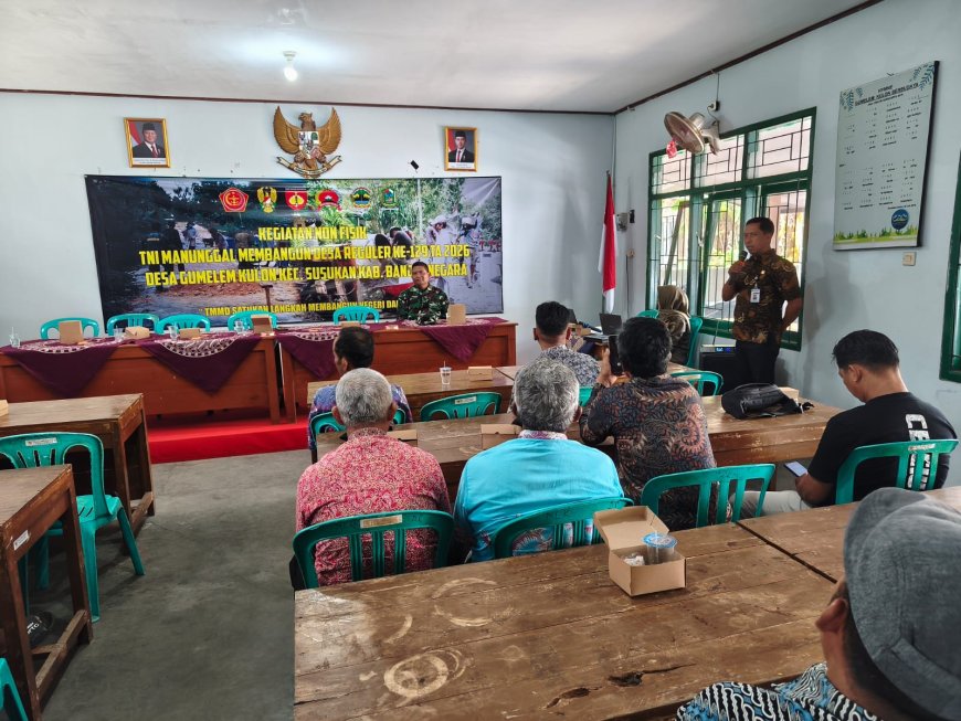 Bentengi Generasi Muda dari Kenakalan Remaja Satgas TMMD Hadirkan Penyuluhan Wawasan Kebangsaan
