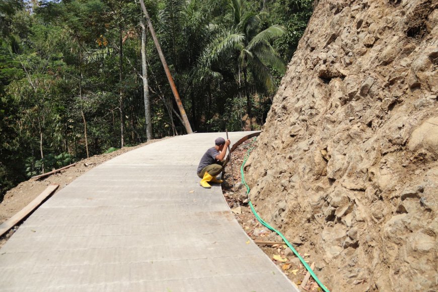 Tanda Jalan TMMD Mulai Menampakkan Hasil