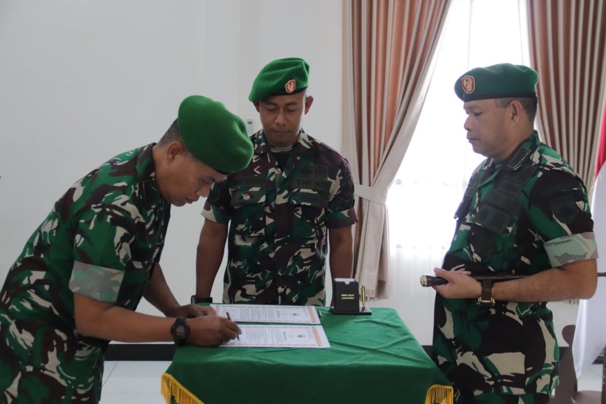 Dandim 0704 Banjarnegara Pimpin Laporan Korps Perwira dan Pelepasan Anggota Purna Tugas