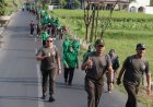 Semarak HUT ke-81 TNI Kodim Banjarnegara Gelar Jalan Sehat Pererat Kebersamaan Keluarga Besar